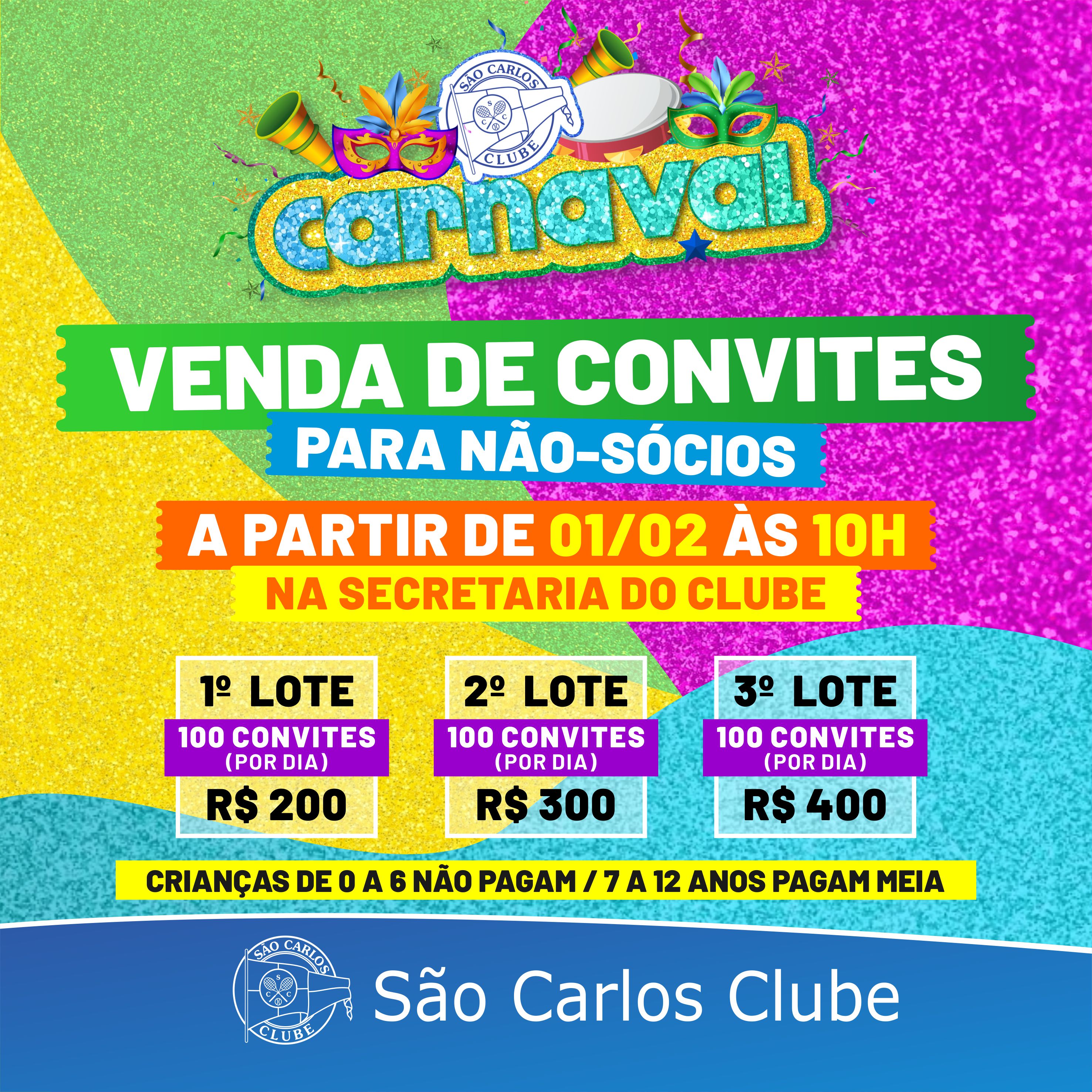 São Carlos Clube - Carnaval 2023: Confira a programação e venha