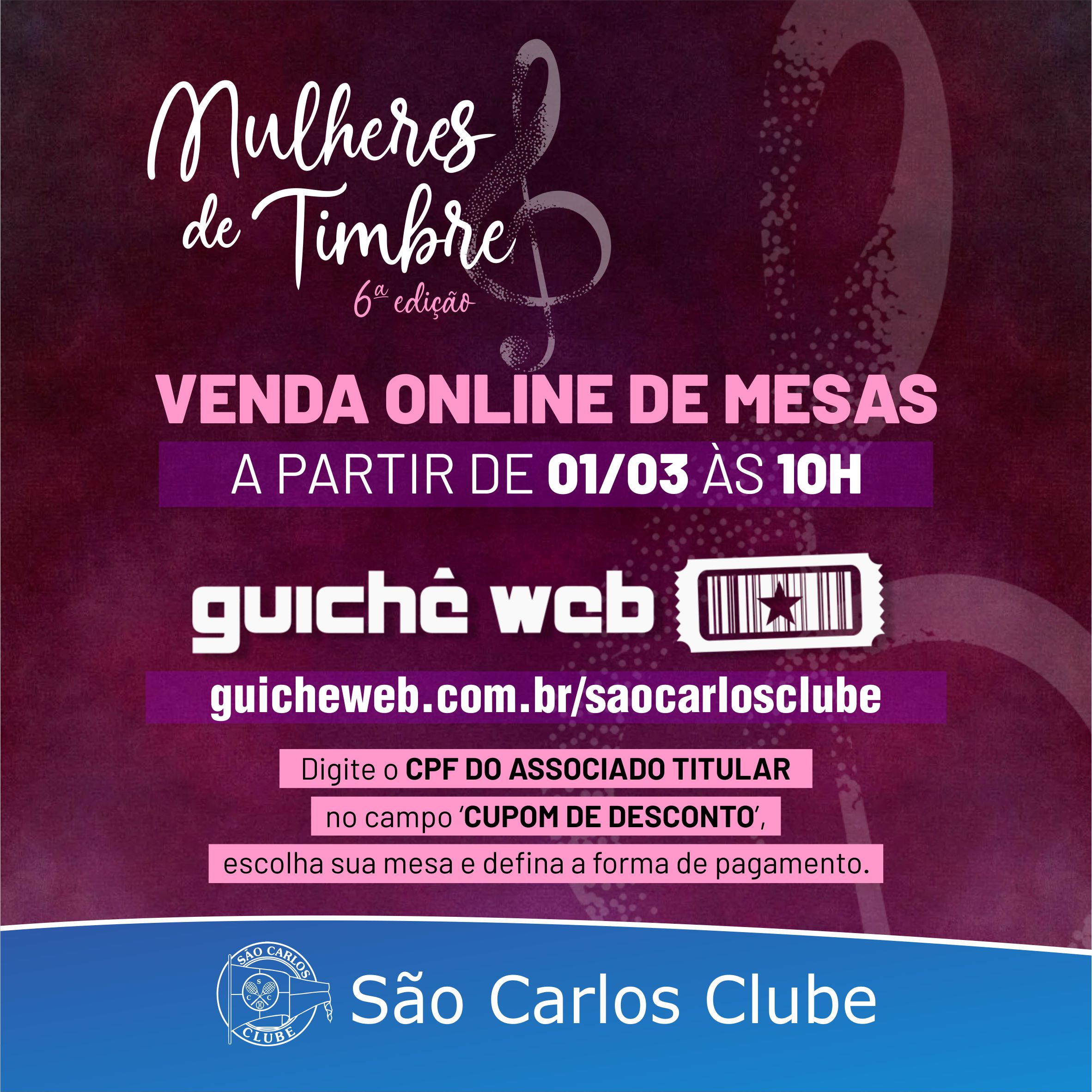 São Carlos Clube - Pitty e Mulheres do Rock se apresentam no dia 18