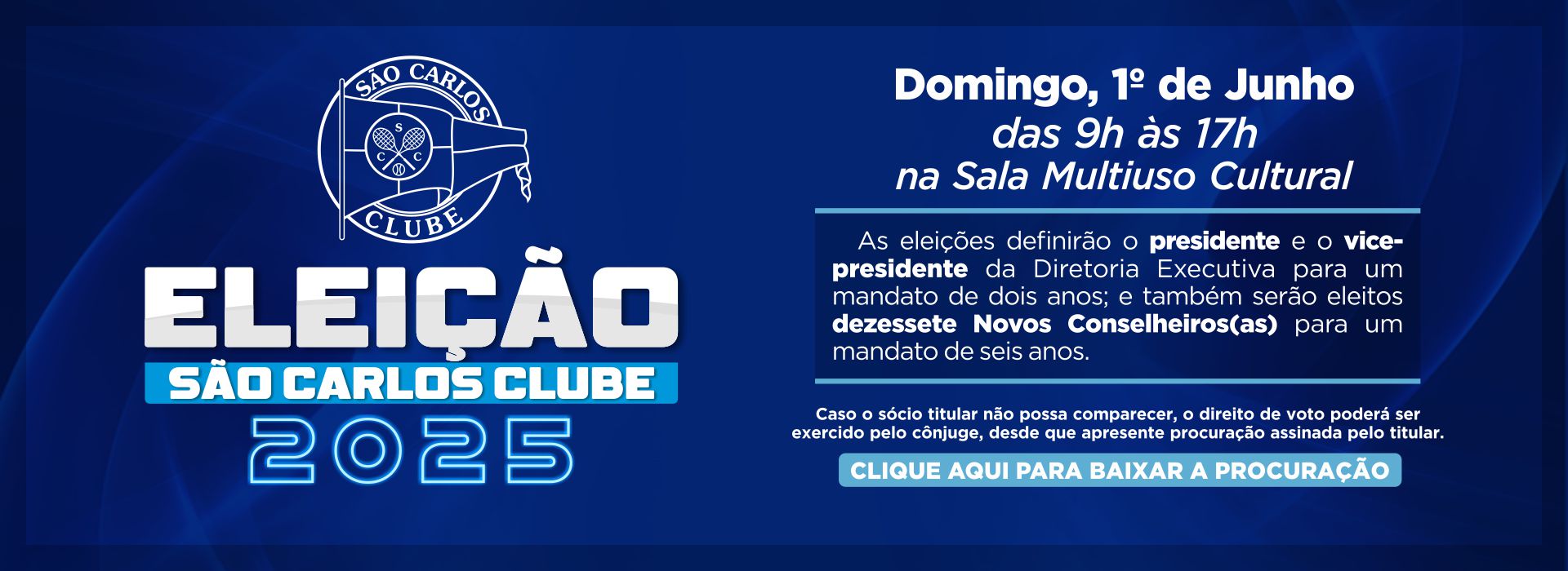 Banner Rotativo São Carlos Clube